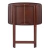Darlene 2-Pc Snack Table Set; Walnut